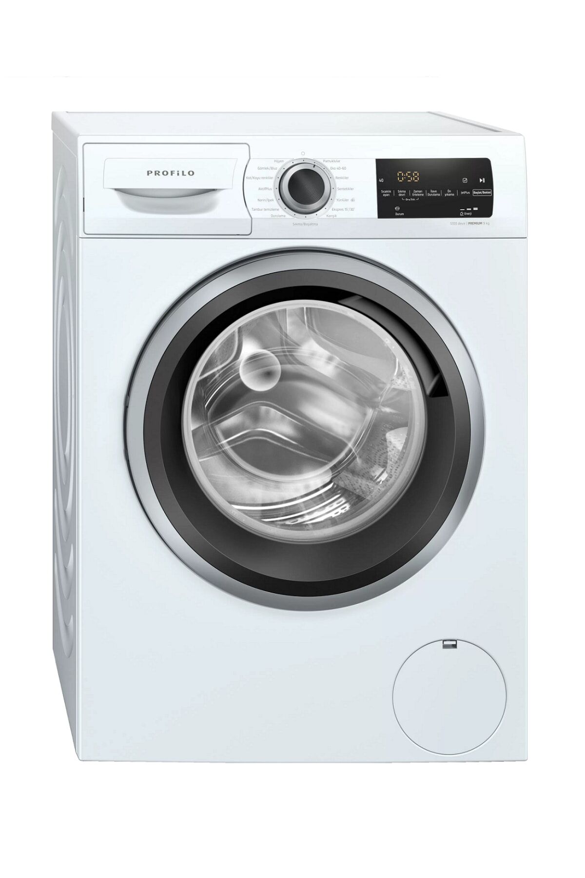 CMU12T90TR 1200 Devir 9 kg Çamaşır Makinesi Beyaz