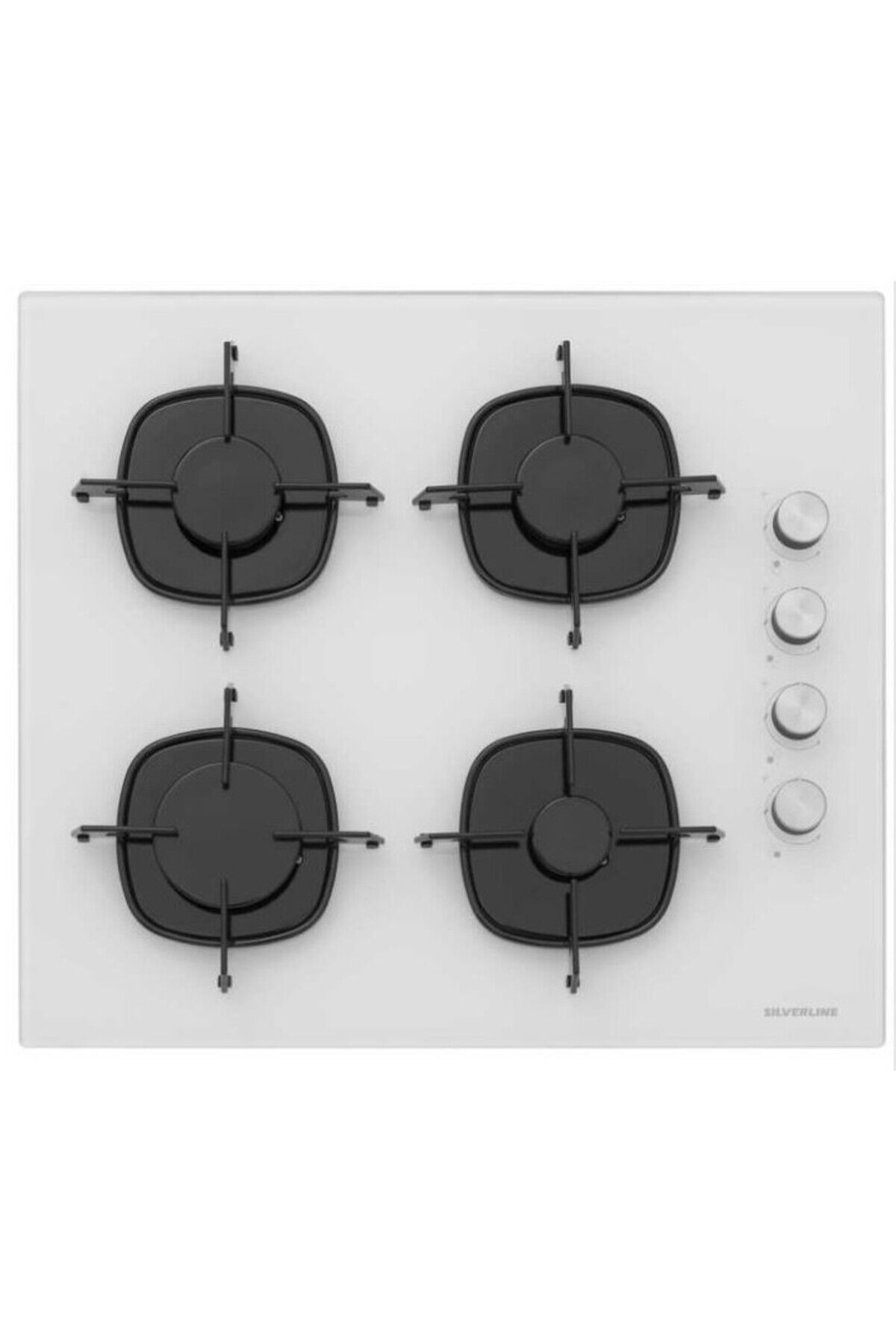 Sılverlıne Cs5335w01 Beyaz Cam Ankastre Ocak