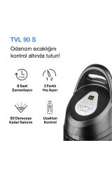TVL 90 S Kule Tipi Vantilator Beyaz