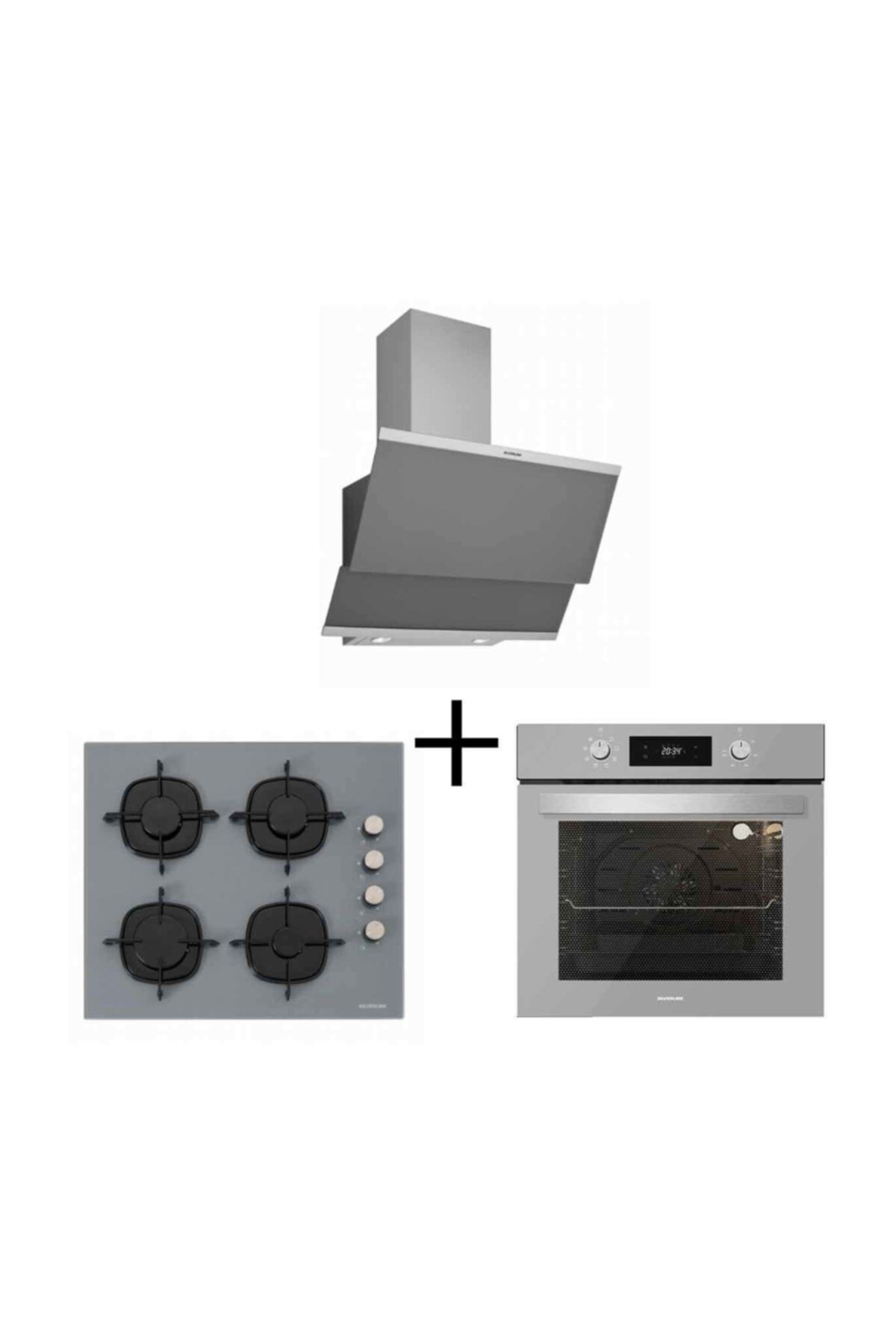 Classy Gri Ankastre Set (BO6181S02, CS5335S01, Classy 3420)