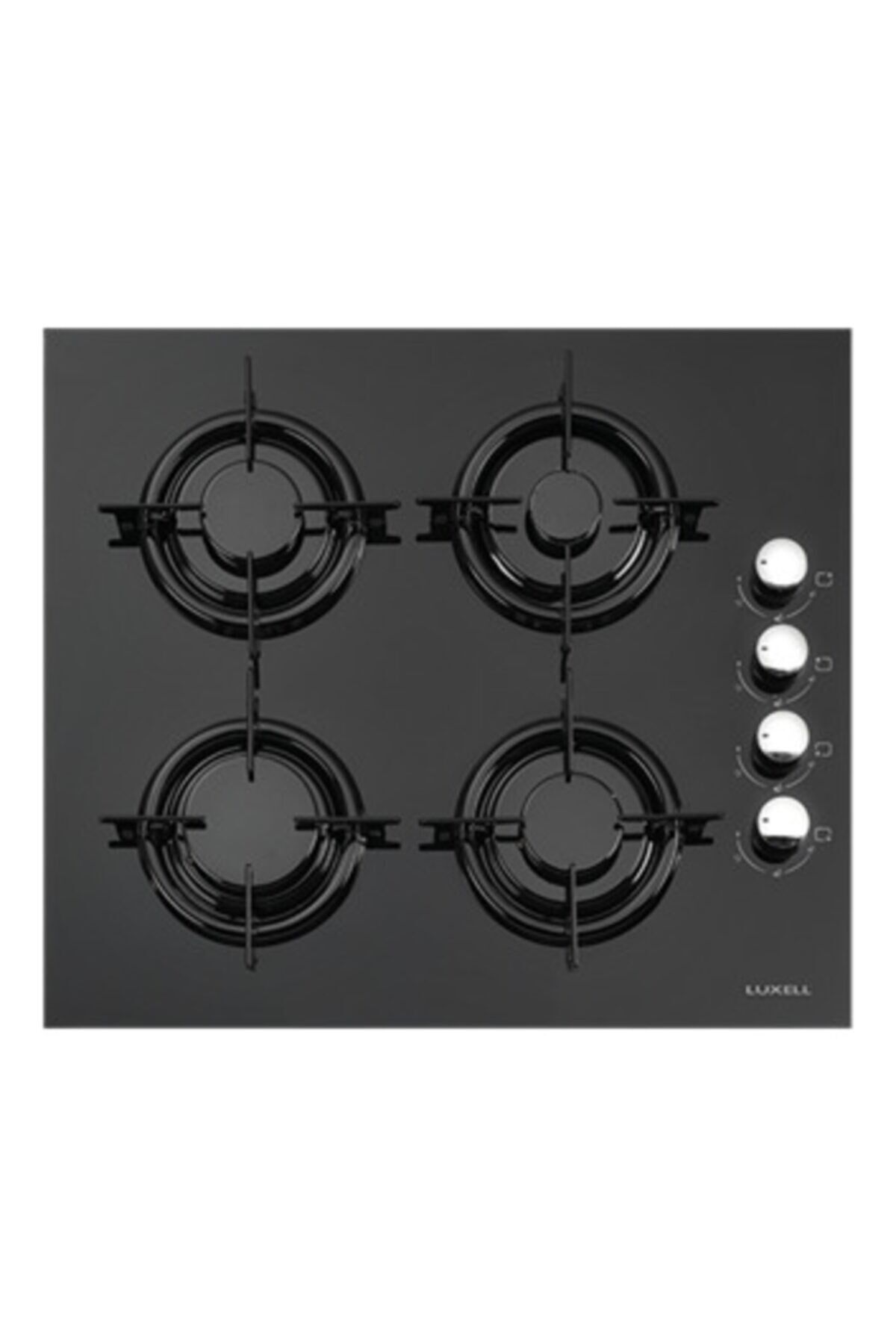 Lx-40tahdf Doğalgazlı Yandan Düğmeli Cam Siyah Ankastre Ocak