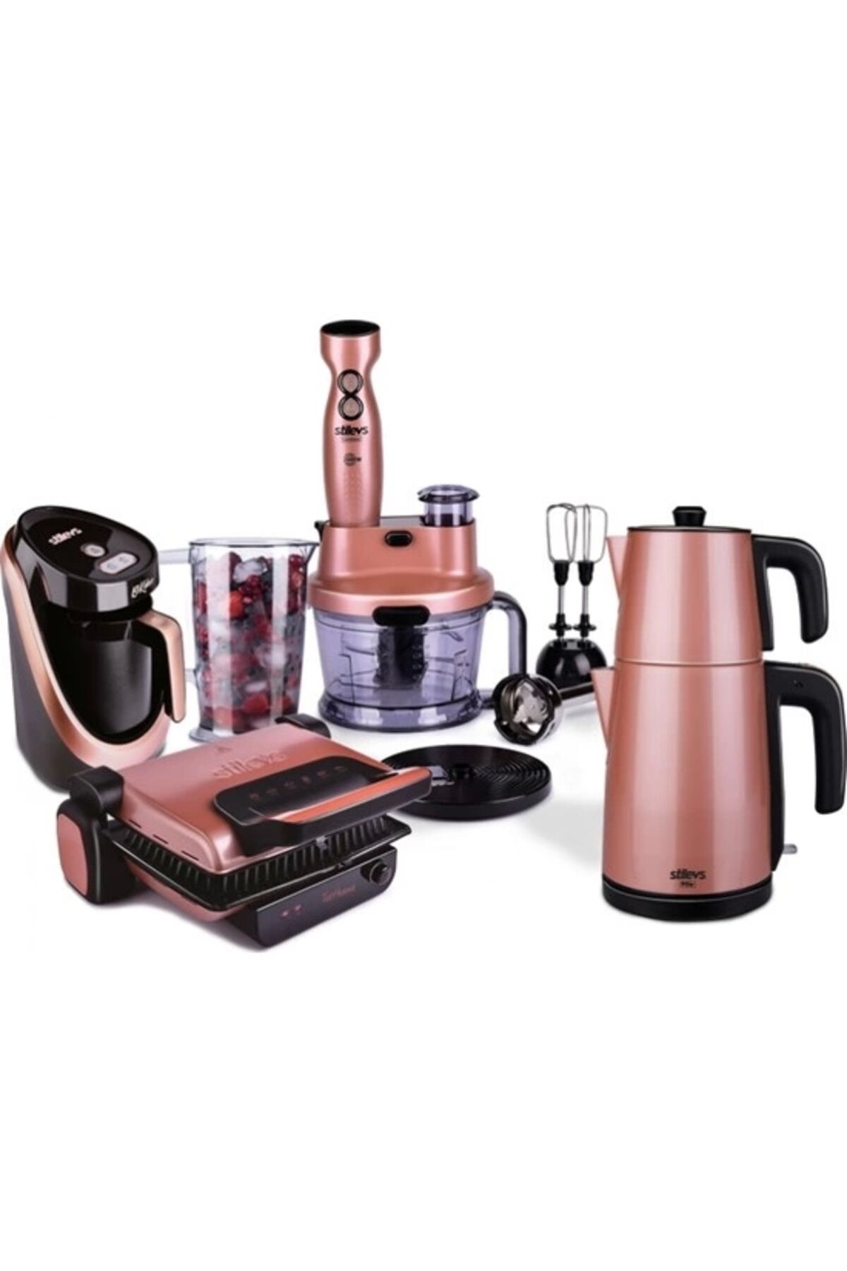 Çeyiz Seti Rosy Rose 4 Lü Set Nocolor-E9B8Fab1