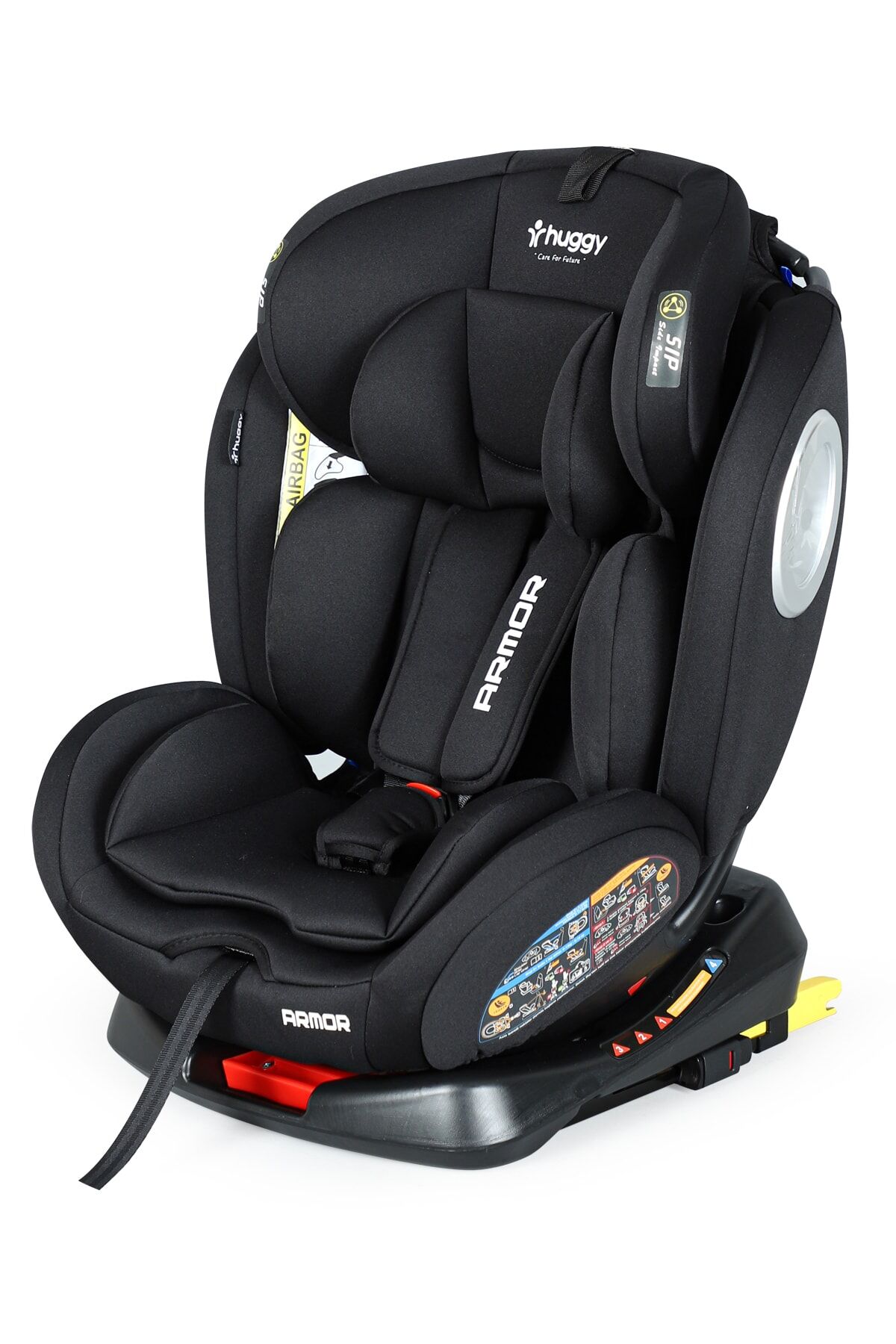 Armor Rotate360° Dönebilen 0-36 Isofix Yatarlı Oto Koltuğu Siyah