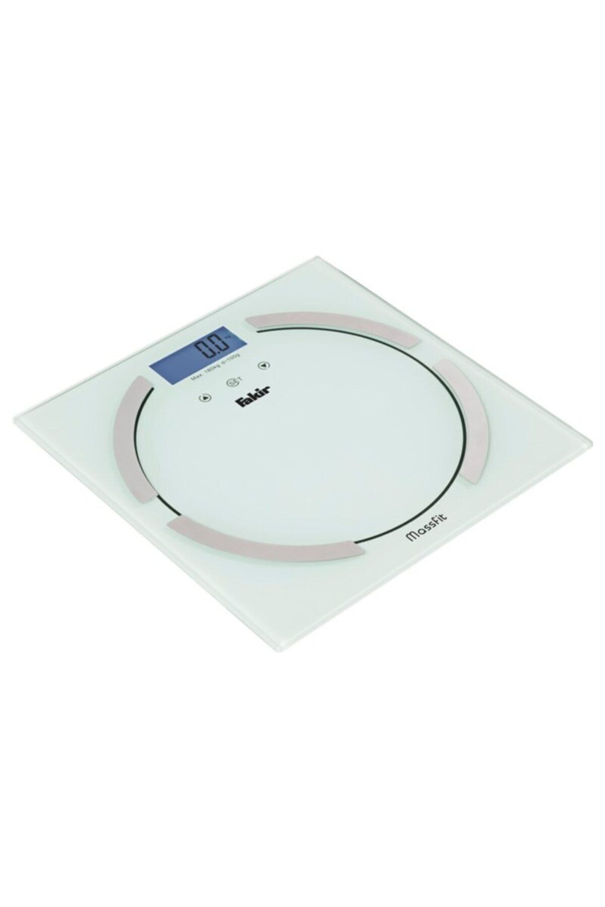 Massfit Cam Vücut Analiz Baskülü Beyaz