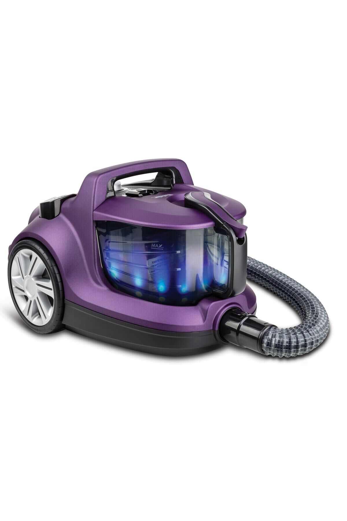 Veyron Turbo Xl Toz Torbasız Kuru Vakum Süpürge Mor