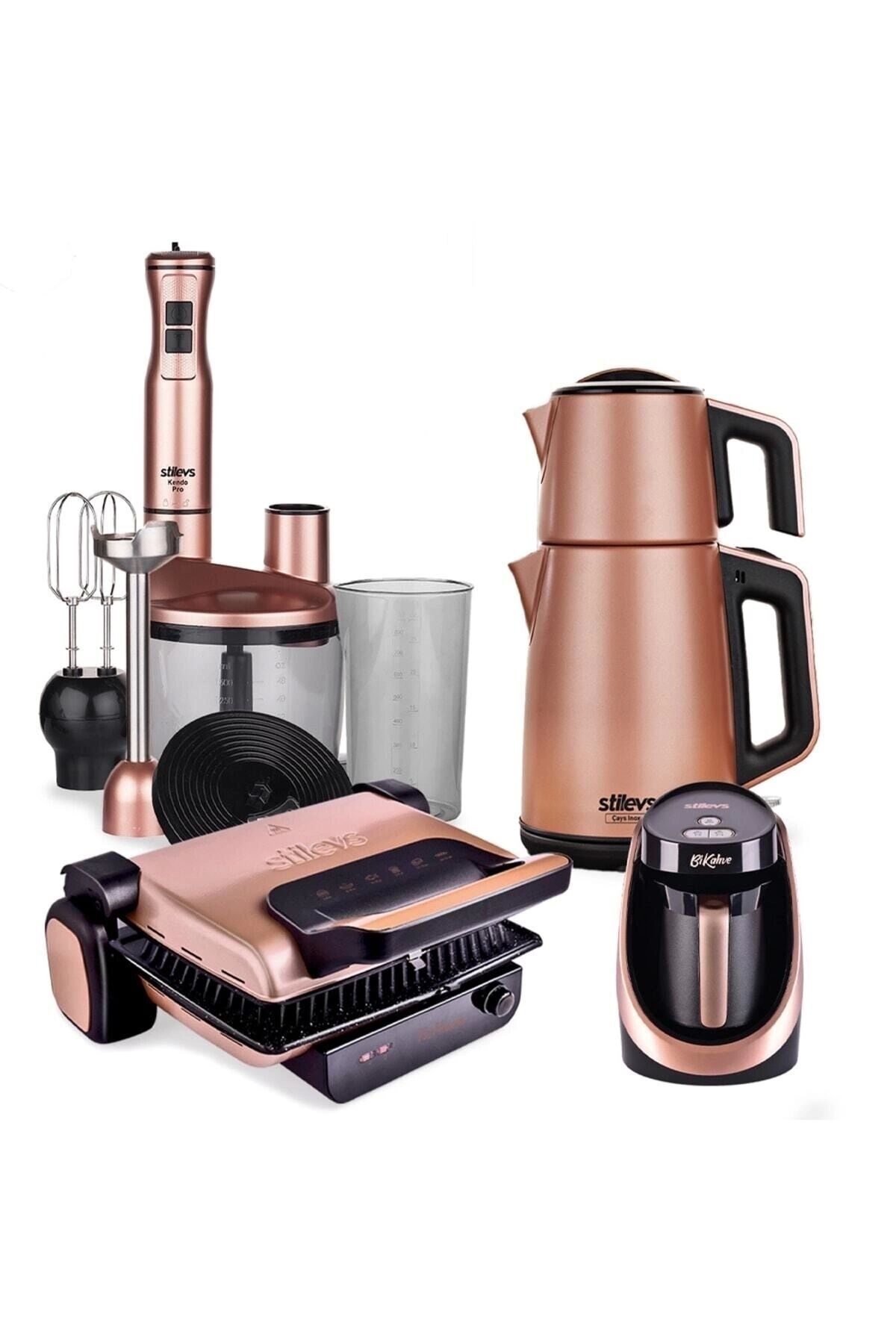 Rose Quartz Serisi 4 Lü Paket-rose Gold - L