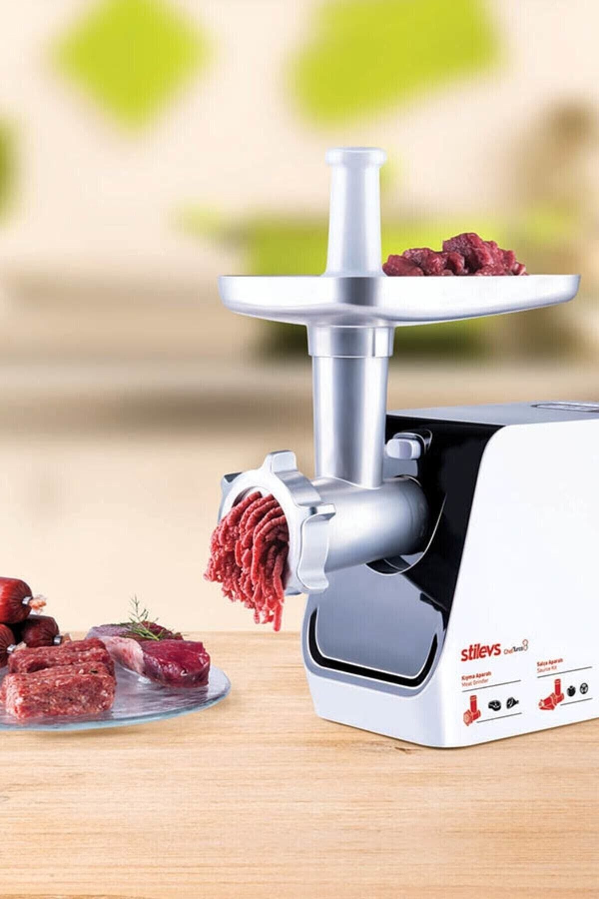Chefturco Et Kıyma Makinesi - Beyaz&siyah
