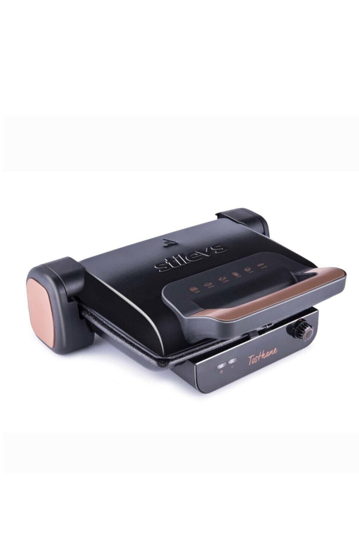 Tosthane Granit Tost Makinesi Siyah