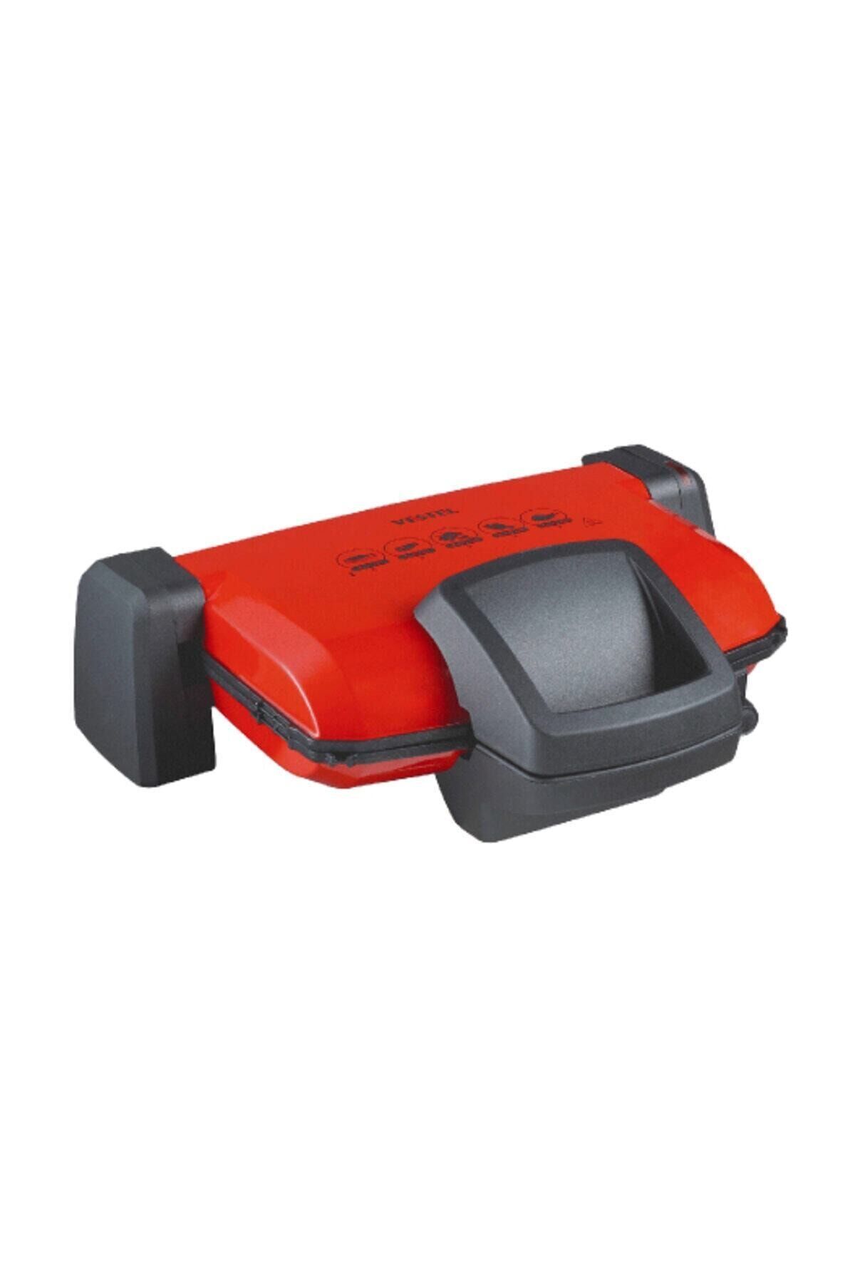 Sefa T2002 Izgara ve Tost Makinesi, Kırmızı Kırmızı