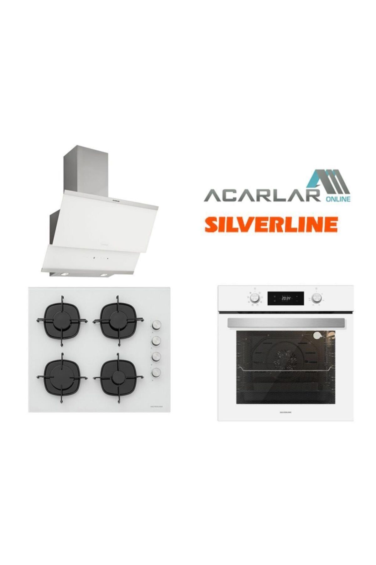 Beyaz Ankastre Set (Bo6504w01, Cs5335w01,3420 Classy) Beyaz