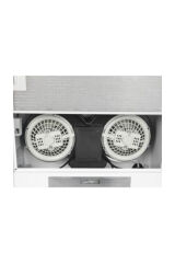 Sürgülü Çift Motorlu Fırın Üstü Inox Mutfak Aspiratörü