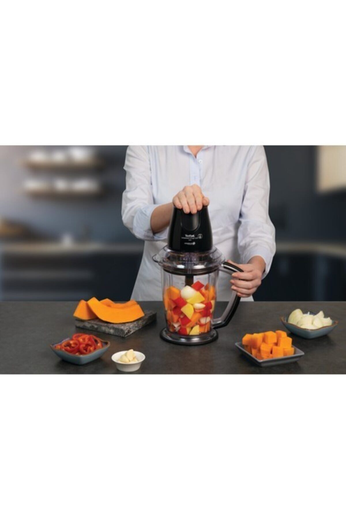 Mb4708tr Masterchop 4 Bıçaklı Maxi Doğrayıcı Siyah Siyah