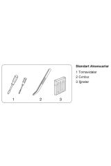 TR 3000 3-4 İplik Ev Tipi Overlok Makinesi Beyaz