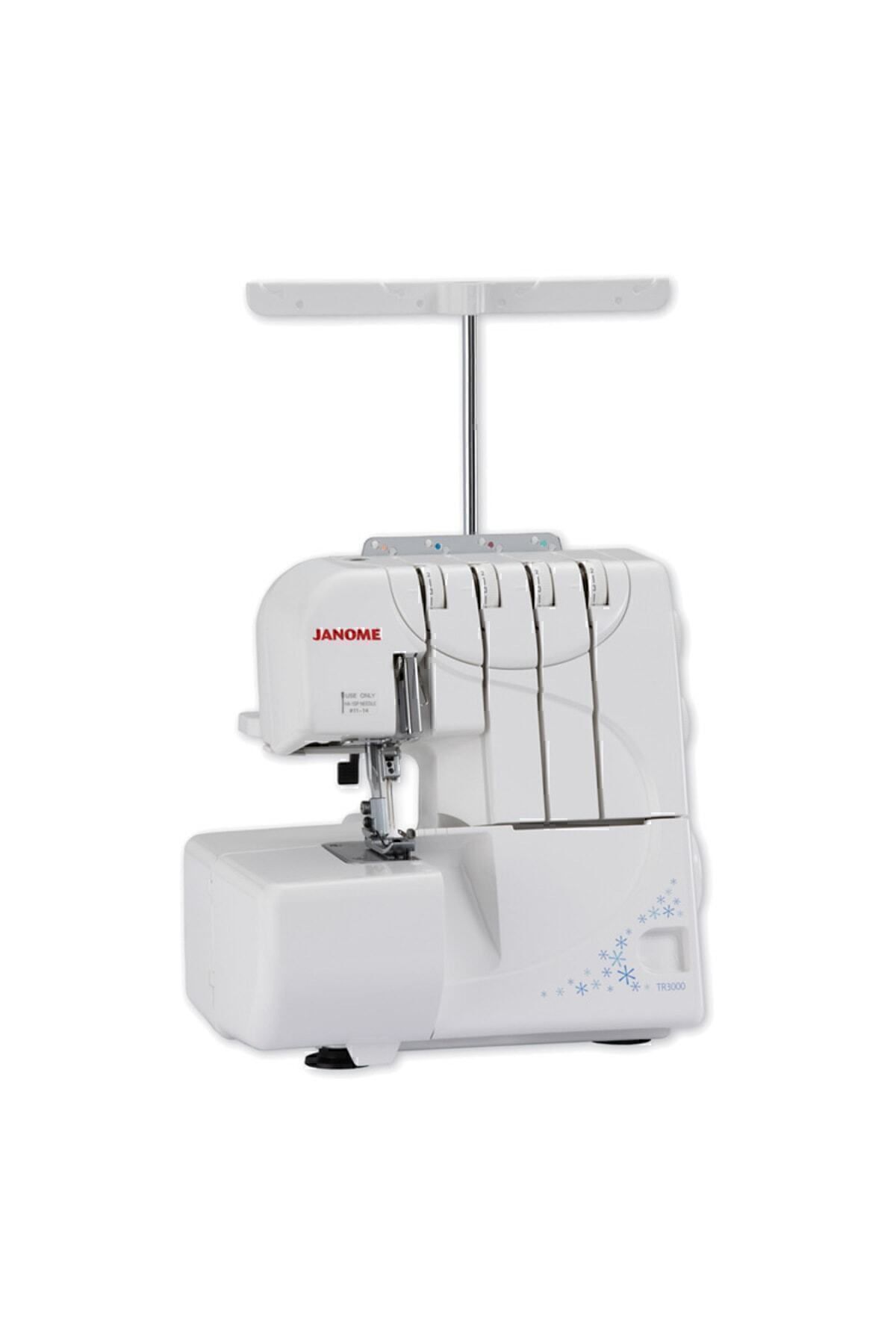 TR 3000 3-4 İplik Ev Tipi Overlok Makinesi Beyaz