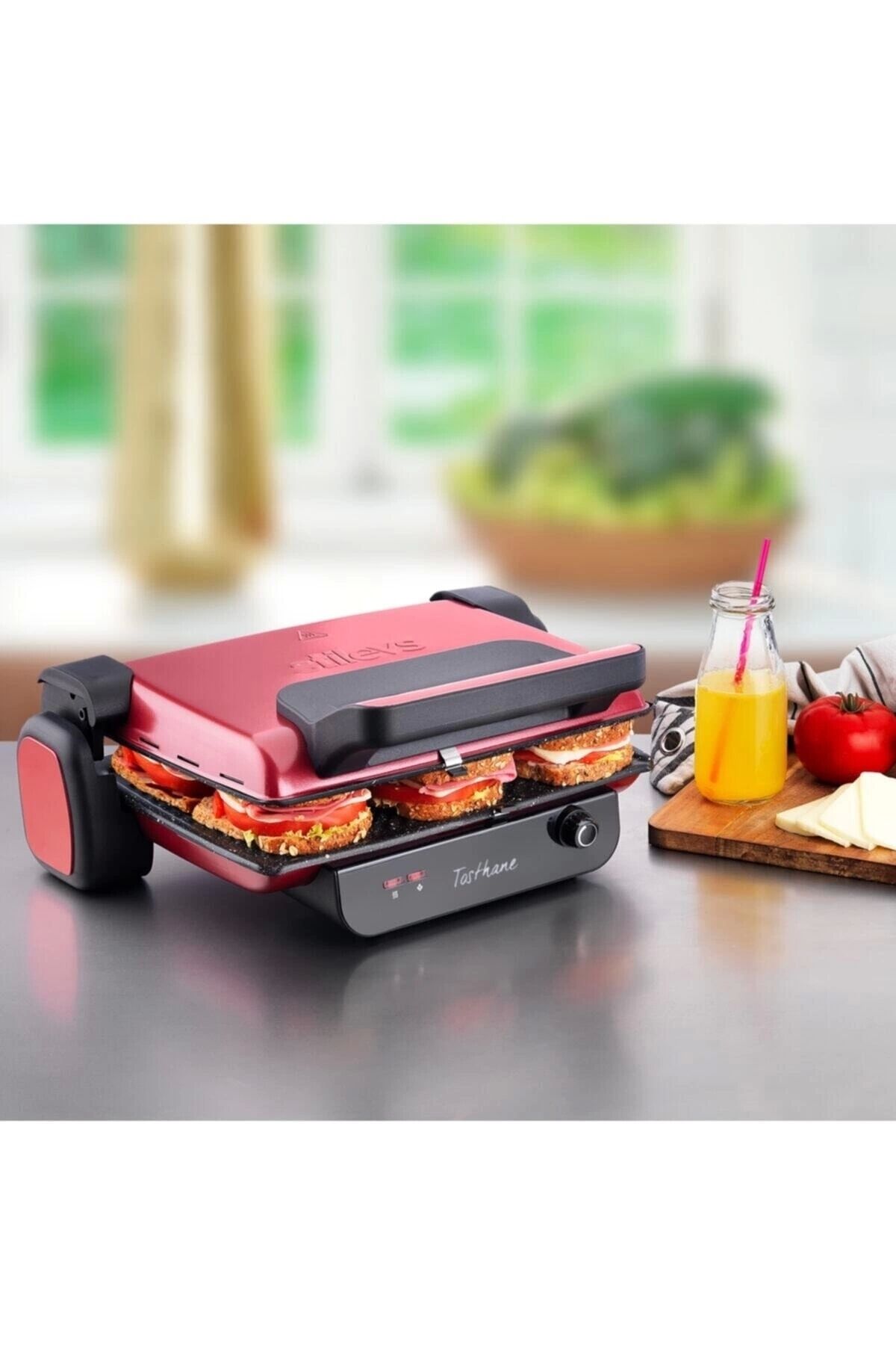 Tosthane Granit Izgaralı Tost Makinesi Vi̇şne