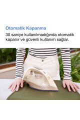 Glimmer Buharlı Ütü Beyaz