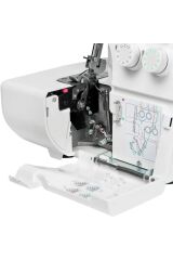 8002D Overlok Makinesi Taşınabilir Beyaz Beyaz