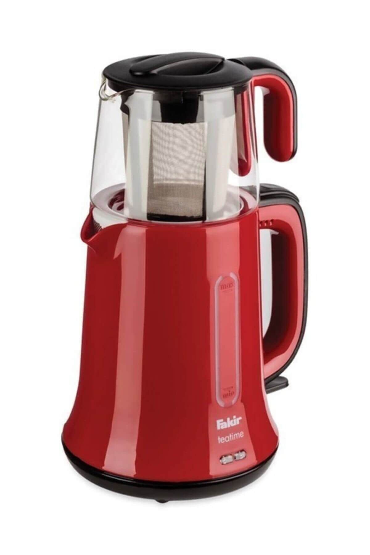 Teatime Kırmızı Siyah Çay Yapma Makinesi Karışık, Çok Renkli