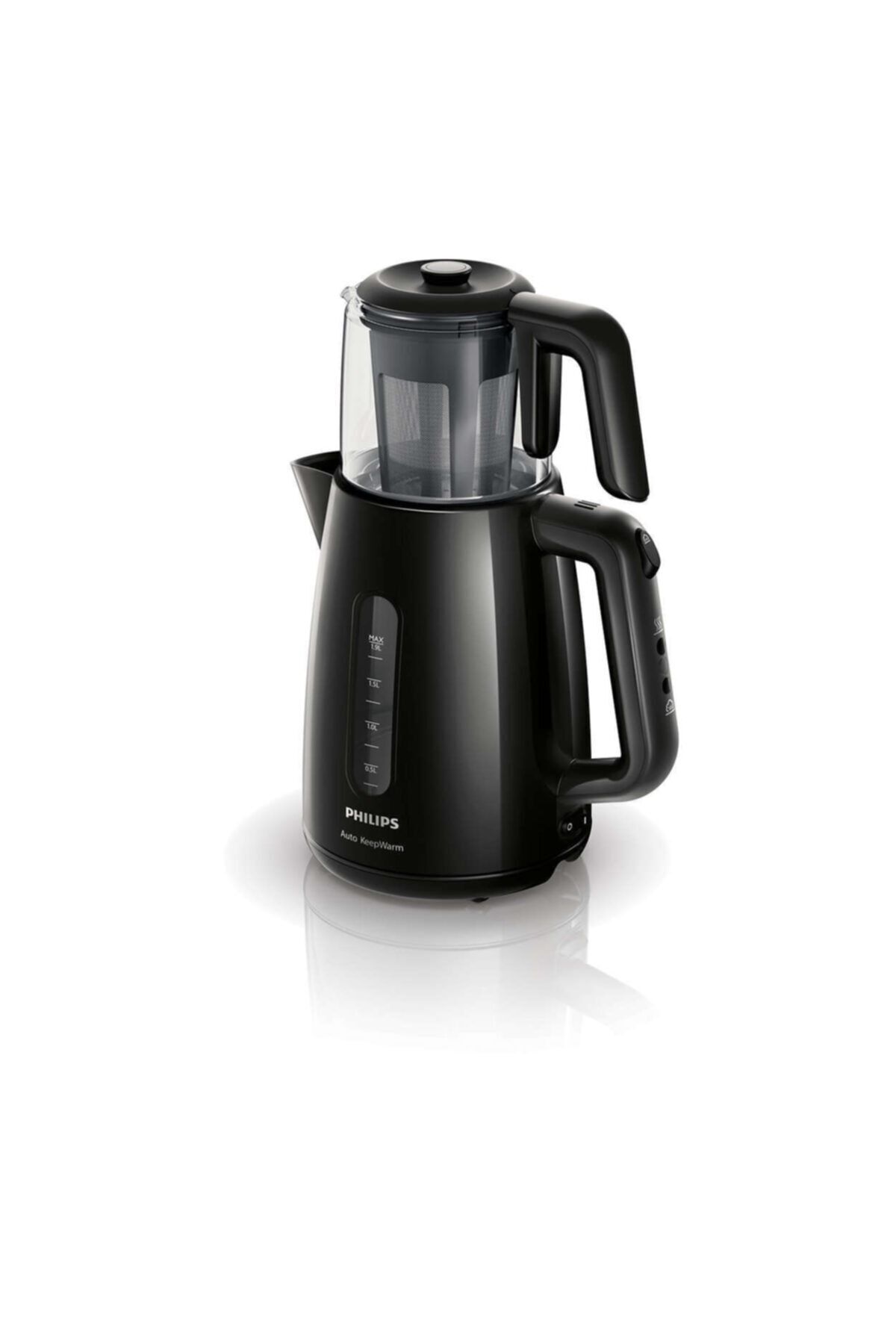 Daily Collection Çay Makinesi, 1700W, 1,9 Lt Su Isıtıcısı, Otomatik Sıcak Tutma, HD7301/00 Siyah