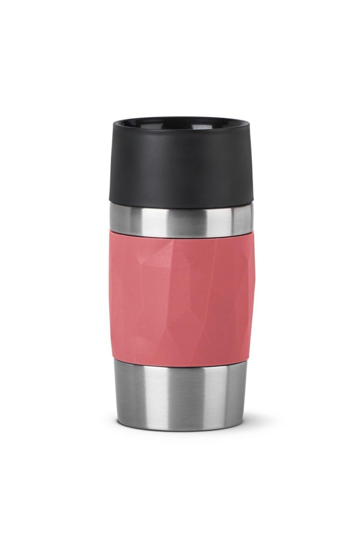 İçecek N21604 Travel Mug Compact Termos 0,3 L Pudra Isı Yalıtımı 0,30 L 6 saat Kamp Paslanmaz Çelik Pembe