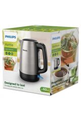 Hd9350/90 Daily Collection Inox Kablosuz Su Isıtıcı Kettle 1,7 Lt Gri̇