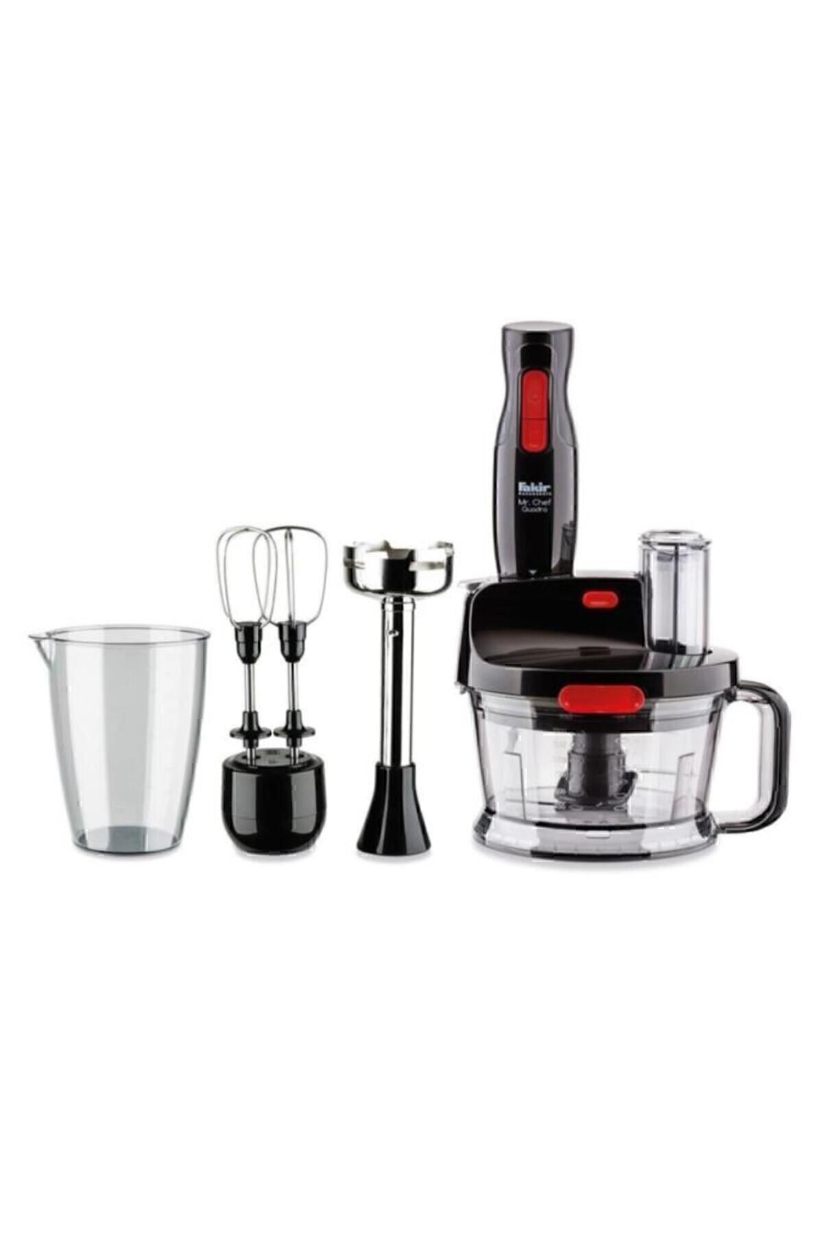 Mr.chef Quadro Silver Stone 1000 W Blender Seti - Gri (No Color)