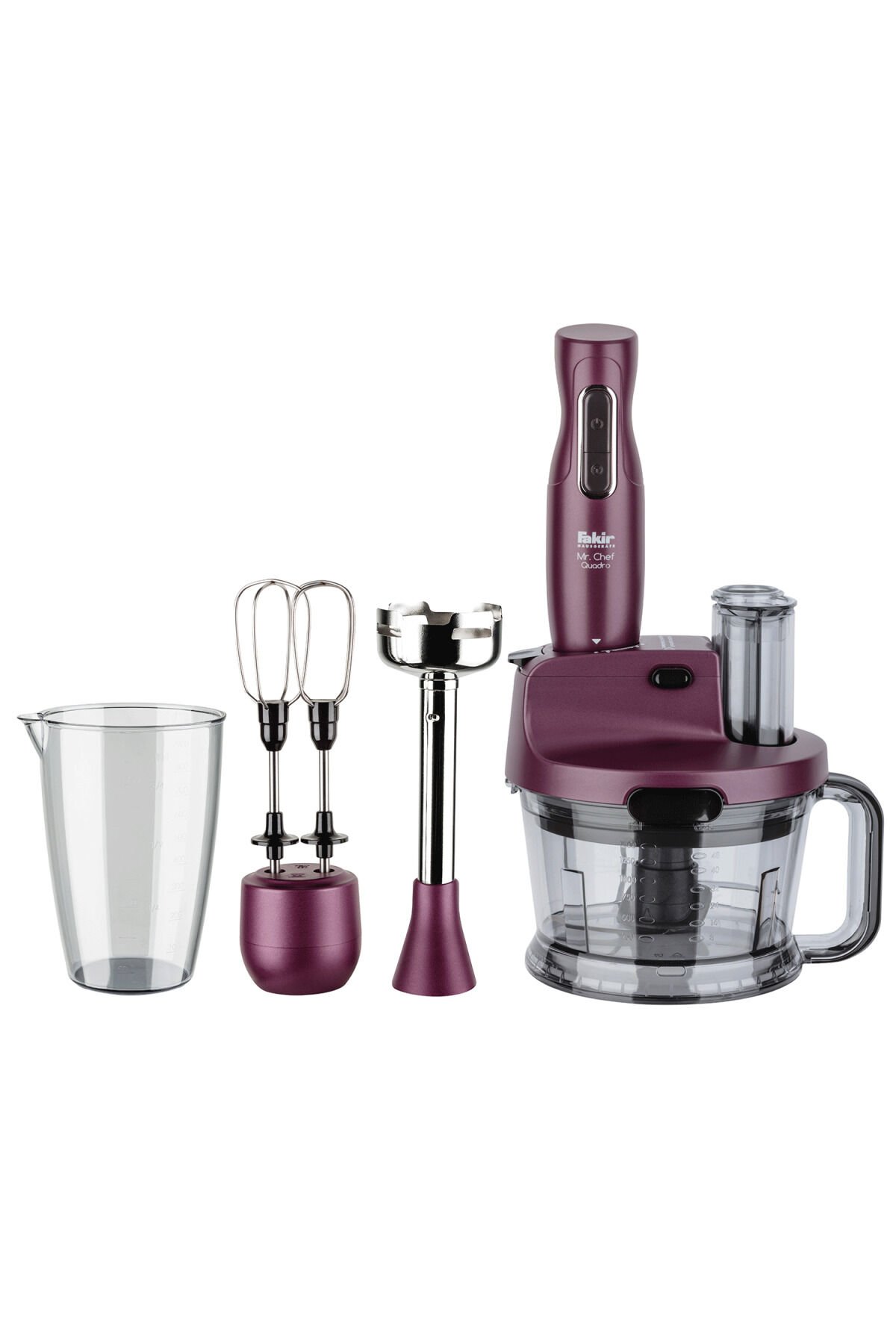 Mr.chef Quadro Silver Stone 1000 W Blender Seti - Gri Violet