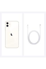 iPhone 11 64 GB Beyaz Cep Telefonu Aksesuarsız Kutu (Apple Türkiye Garantili) Beyaz