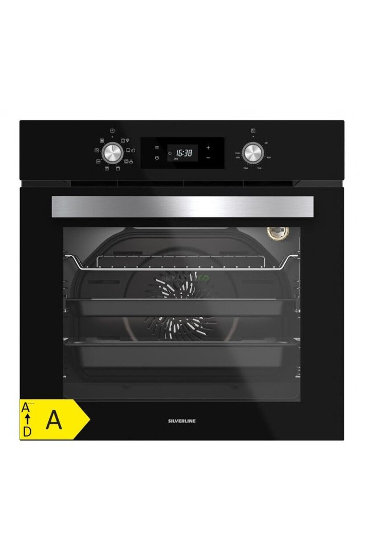 Bo6504b01 Multifonksiyonel Siyah Ankastre Fırın