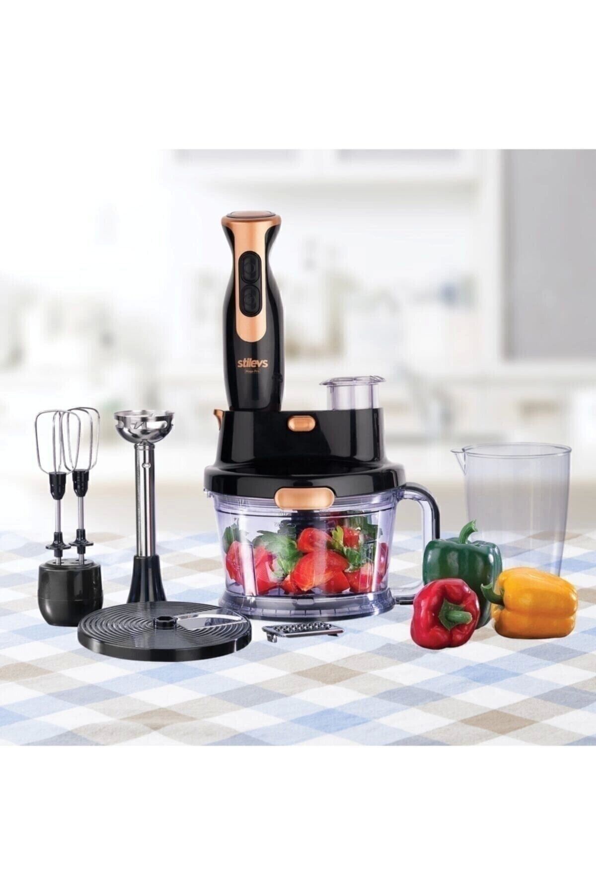 Mago Pro El Blender Seti 1500 W Siyah Siyah