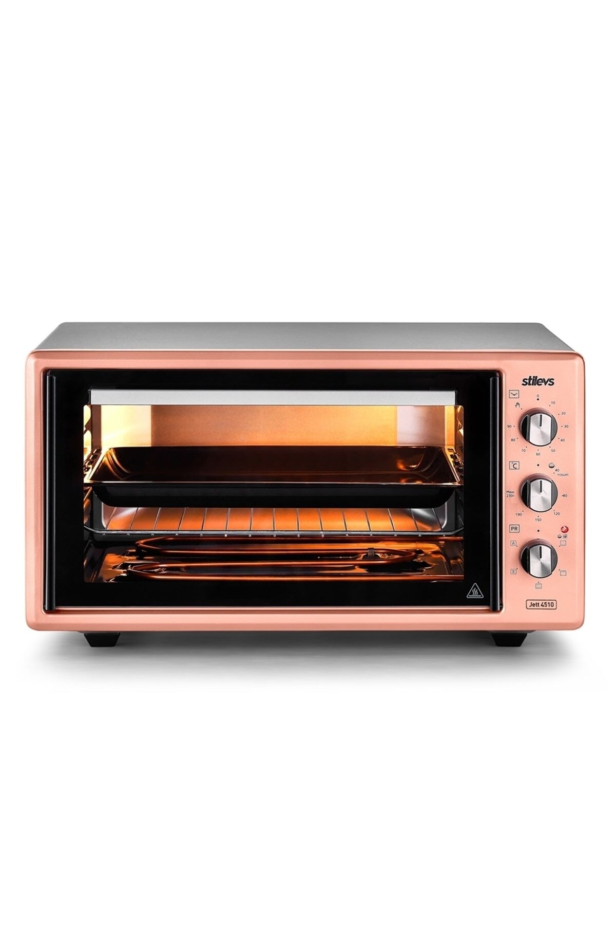 Jett 4510 Midi Fırın 2 Farklı Renk Rosegold Rosegold
