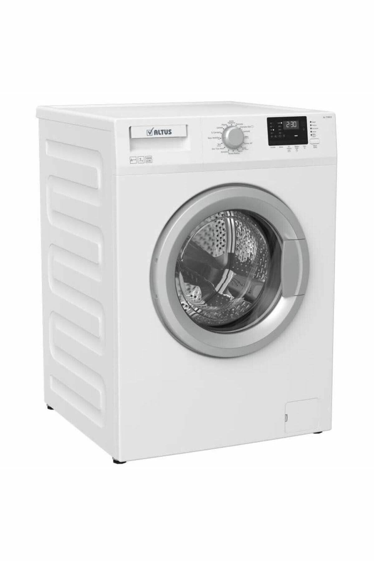 AL 7100 D A+++ 1000 Devir 7 Kg Çamaşır Makinesi AL-7100 D Beyaz
