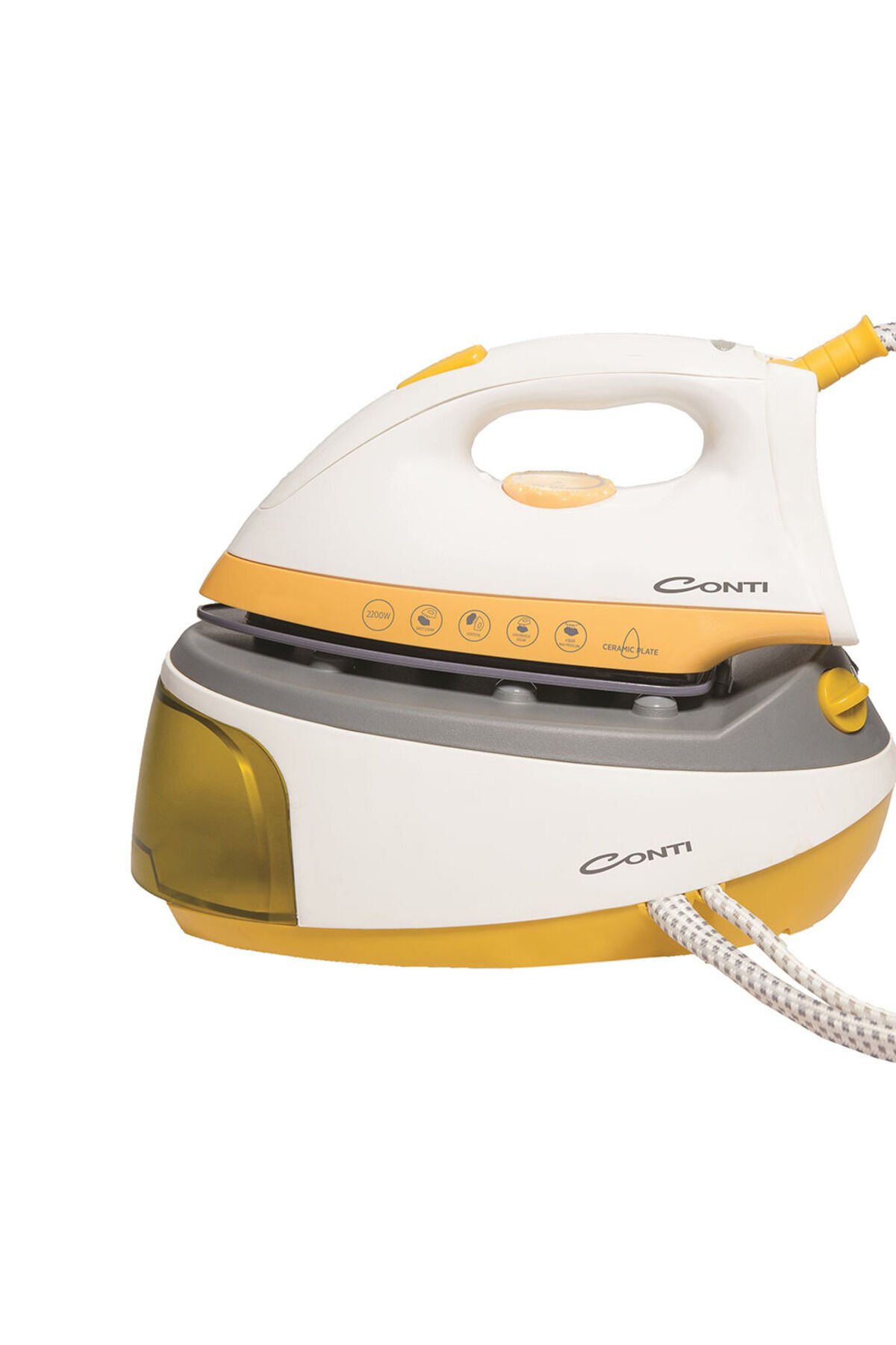 Conti Cu-3222 Bossteam 2200 Watt Buhar Kazanlı Ütü Sarı
