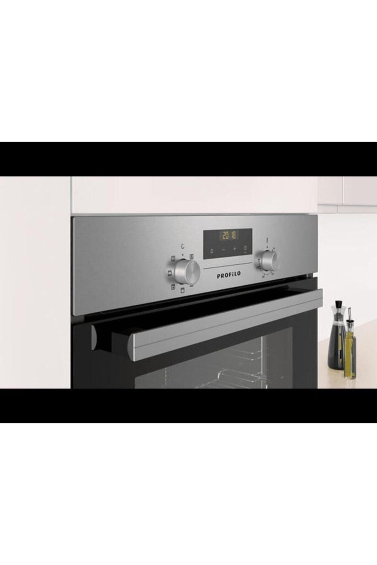 Frta122j Ankastre Fırın-inox Si̇yah-İnox