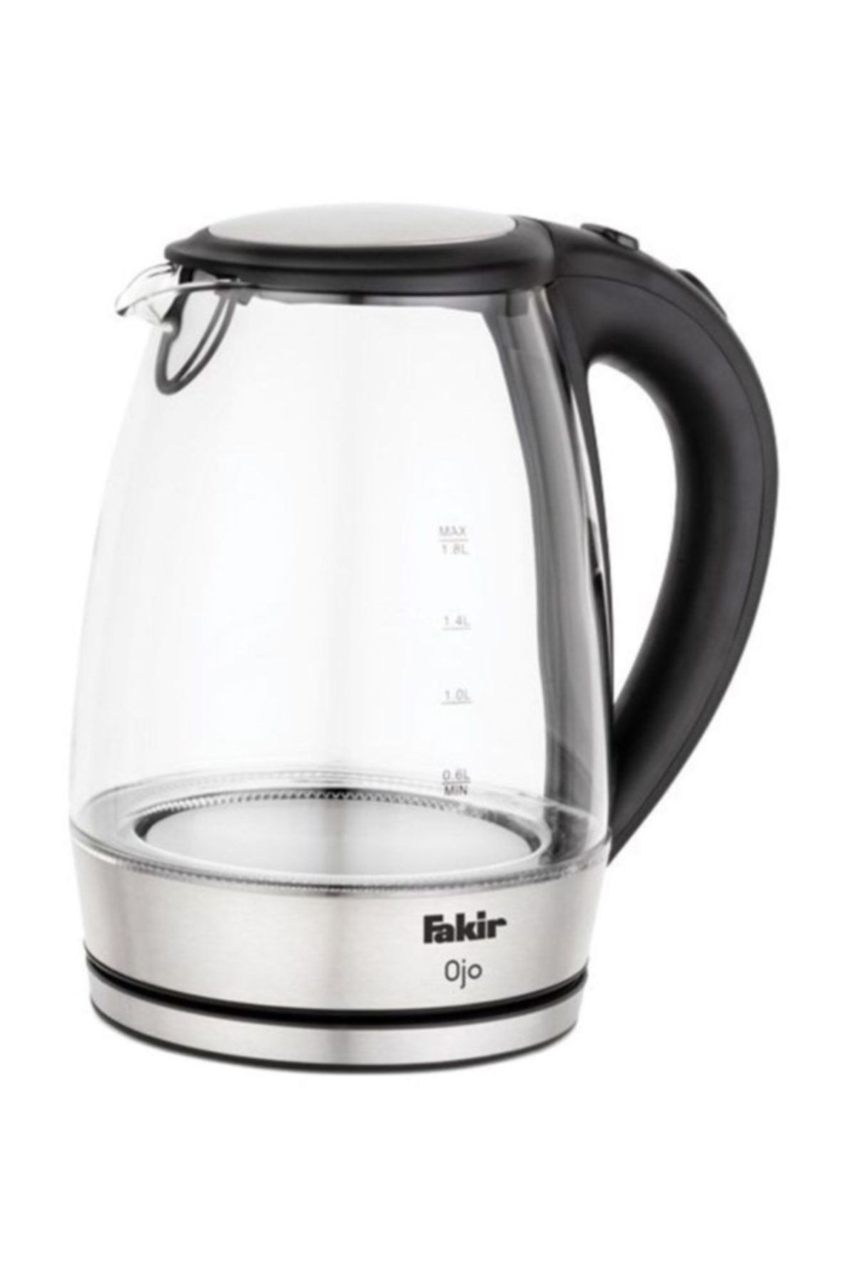 Ojo 1800 Ml Cam Su Isıtıcı Kettle Renksiz