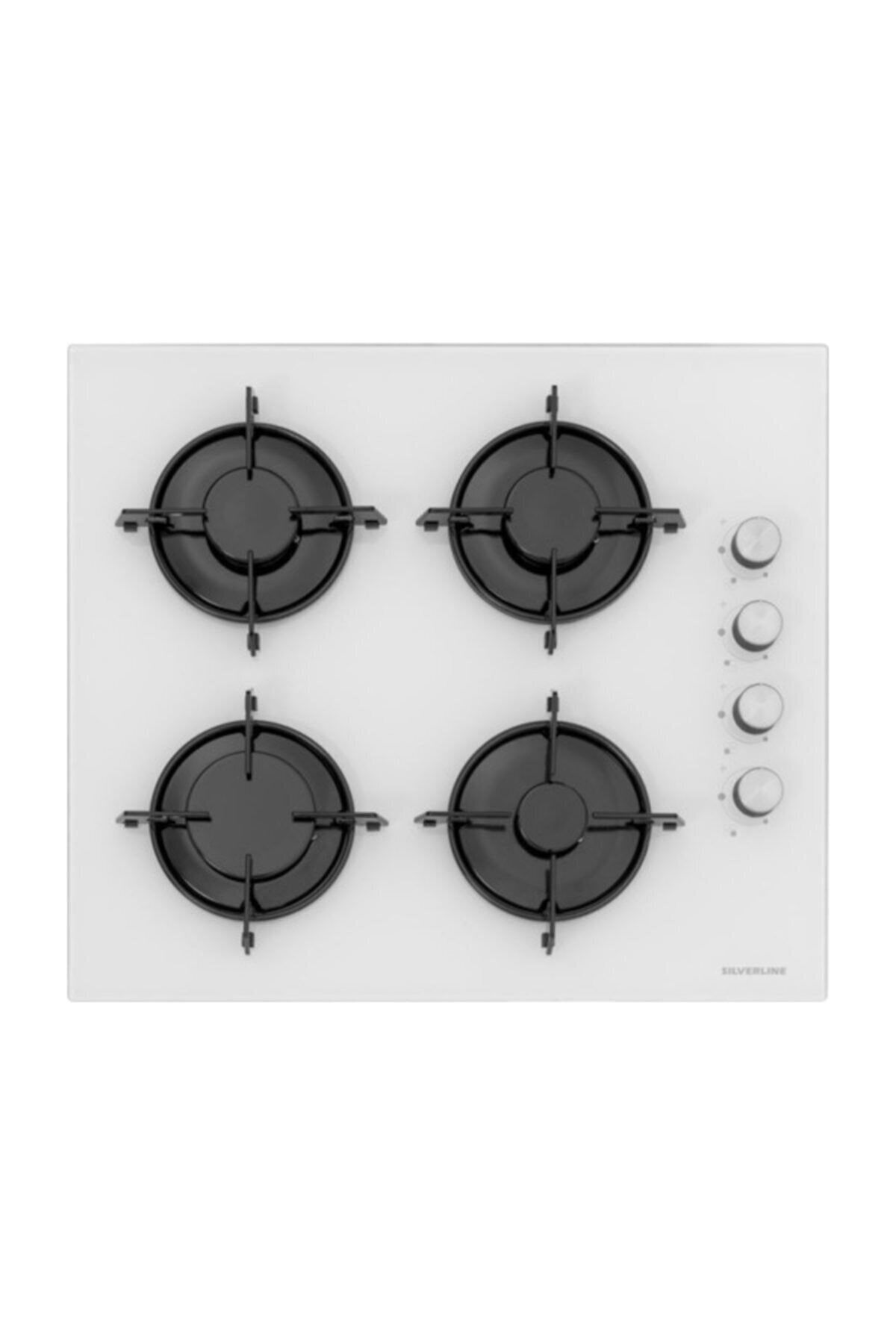 Cs5349w01 Beyaz Camlı Ankastre Ocak