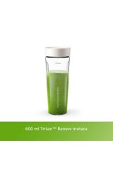 Çevre Dostu Mutfak Serisi Smoothie Blender, 0.6L Kapasite, 350W, Krem, HR2500/00 Renkli