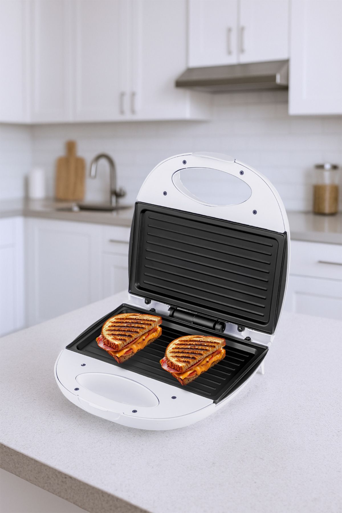 Rapid Beyaz Tost Makinesi Beyaz