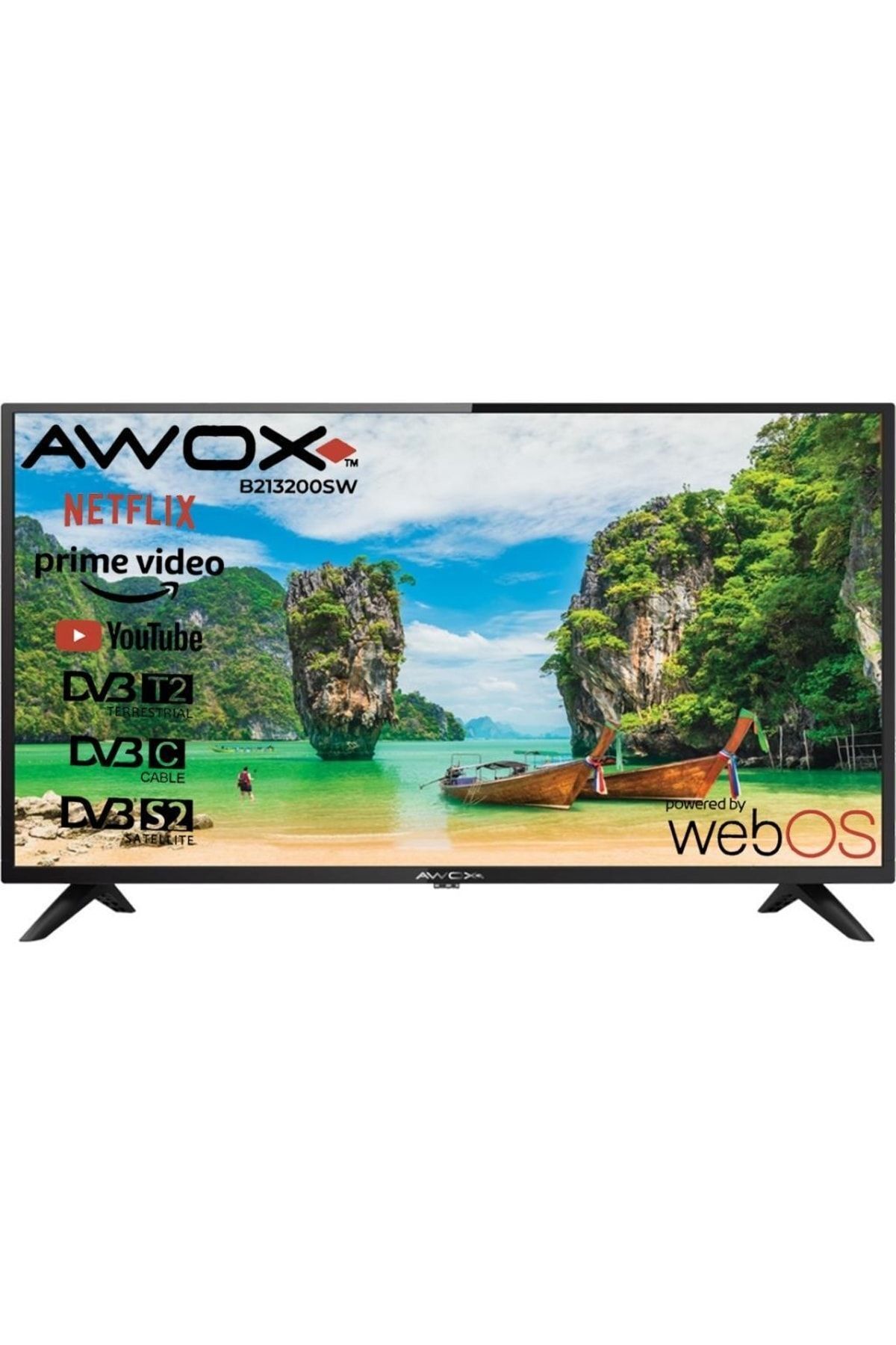 B213200SW 32'' 81 Ekran Uydu Alıcılı HD Ready WebOS LED TV Siyah