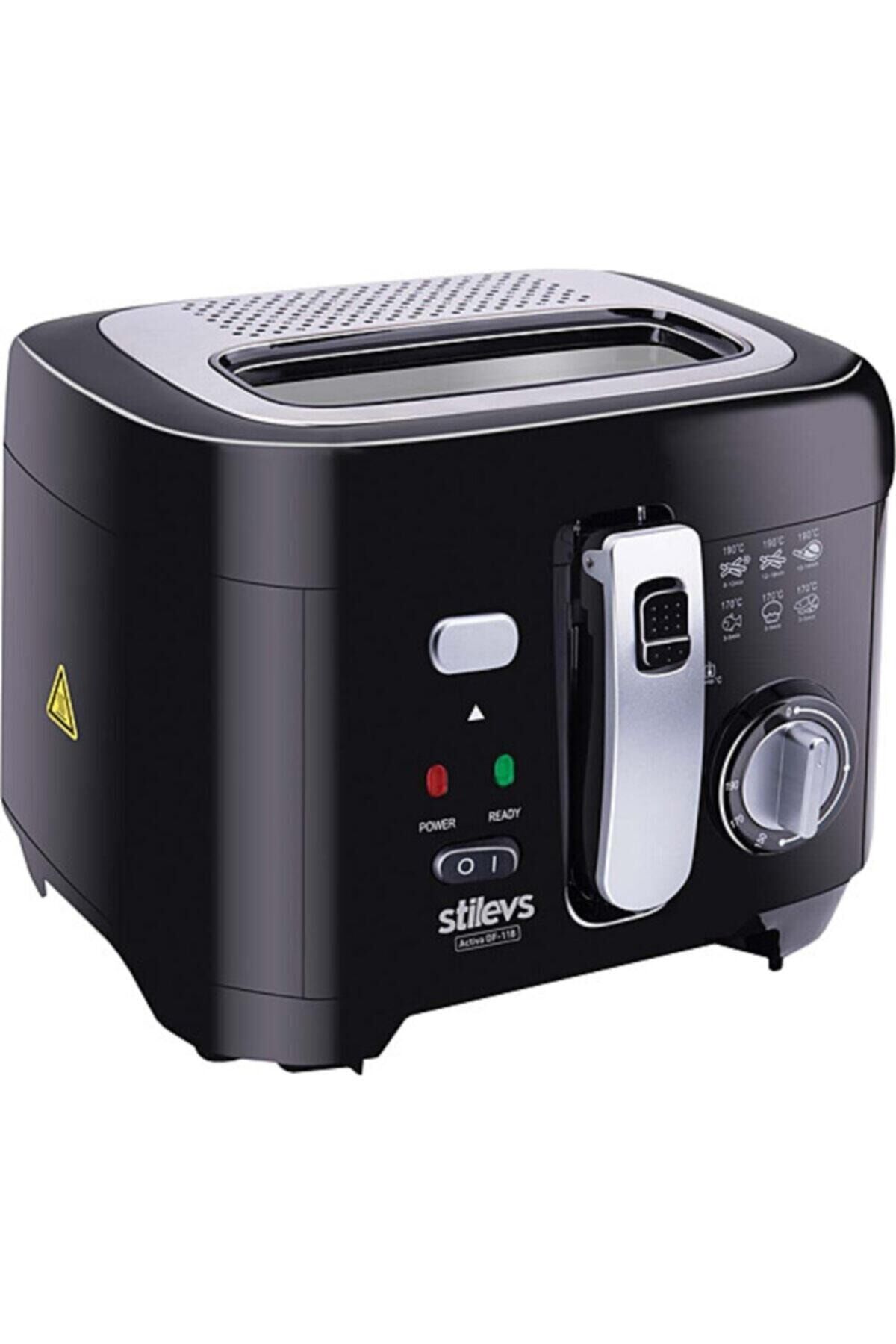 Active Df-118 Fritöz - Siyah&gri Siyah/gri DF-118