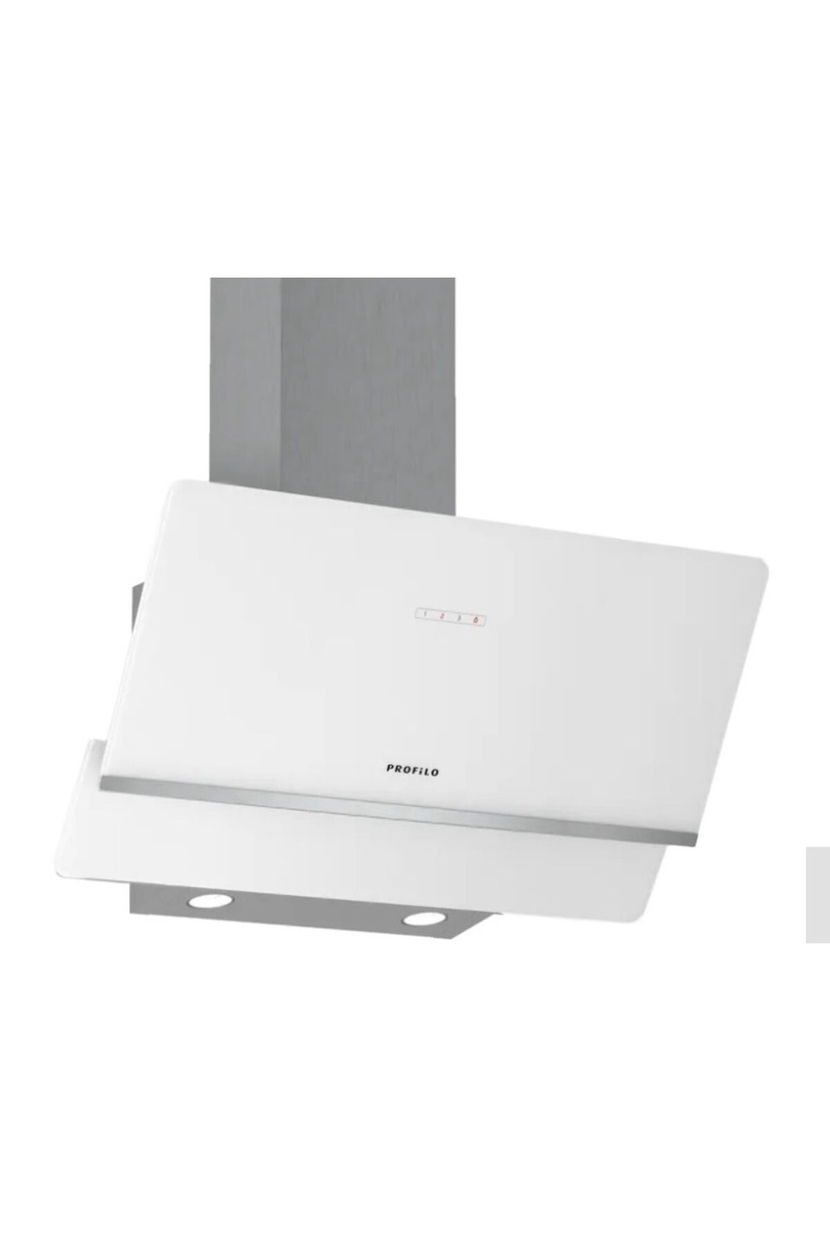 DVK8J621 Duvar Tipi Davlumbaz 80 cm Beyaz Cam Yüzey