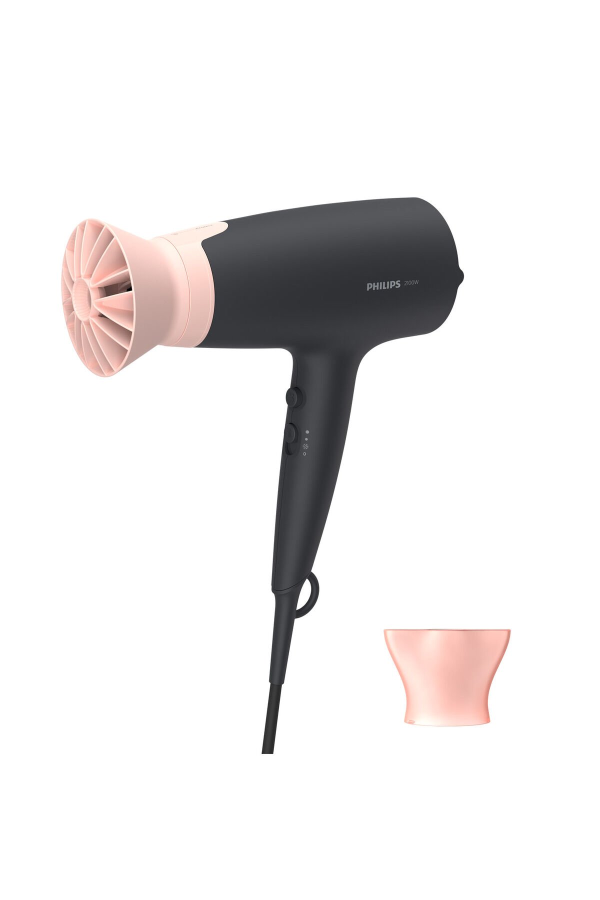 BHD350 Thermoprotect Saç Kurutma Makinesi - 2100W, Gelişmiş İyonik Bakım, Siyah