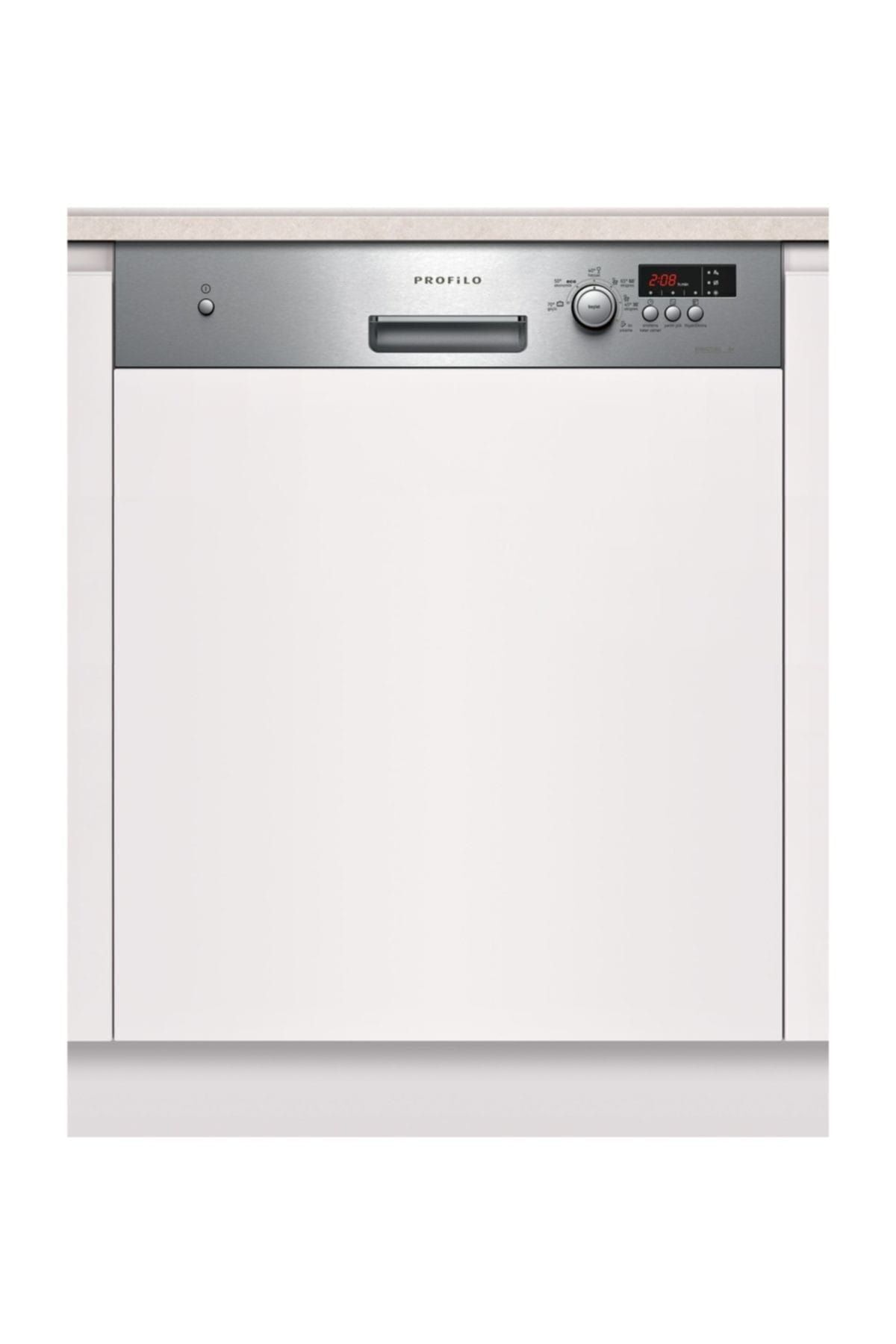 Bma6252eg A 6 Programlı Yarı Ankastre Bulaşık Makinesi (BEYAZ ÖN PANEL HARİÇ) İnox