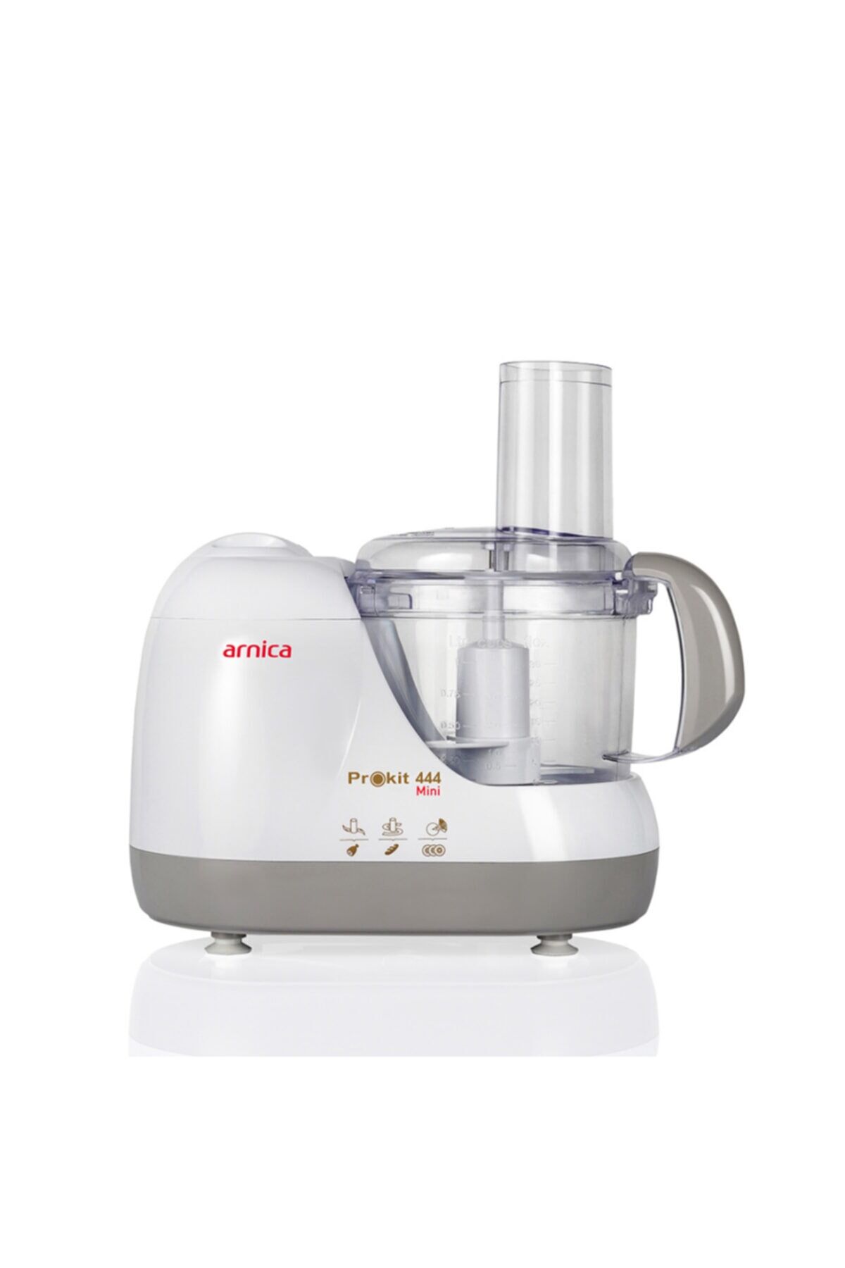 Prokit 444 Mini GH21030 Mutfak Robotu Beyaz Beyaz