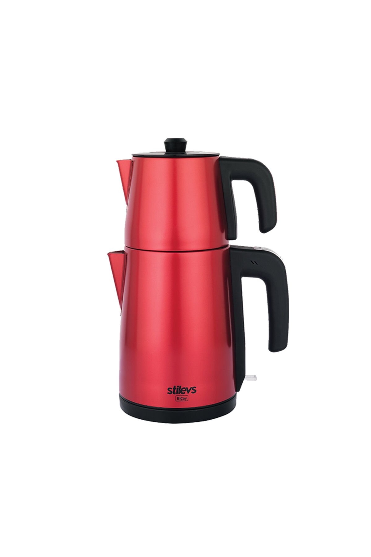 Bıçay Çelık Çay Makınesı Inox Vişne Kırmızı