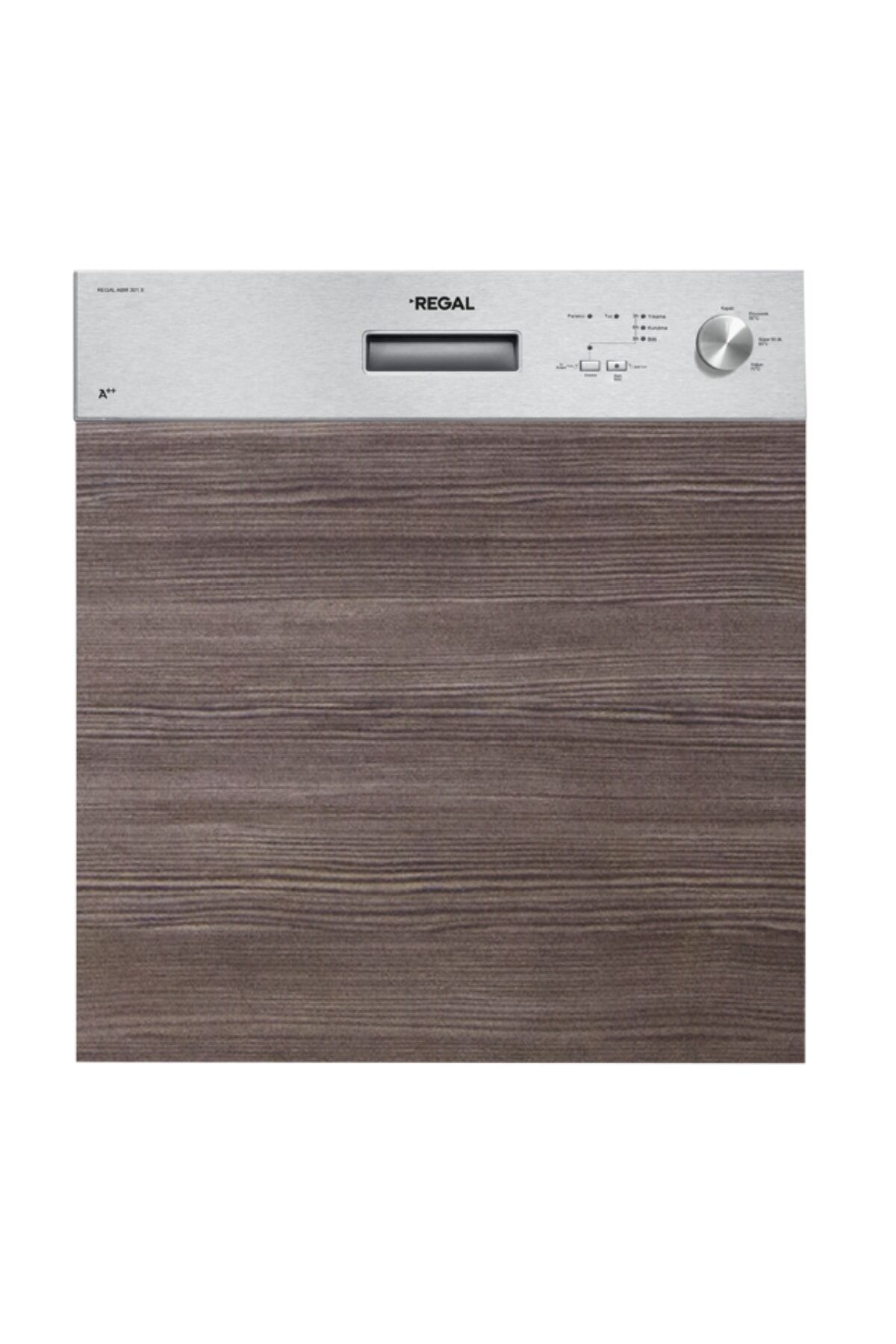 ABM 301 X  3 Programlı Inox Ankastre Bulaşık Makinesi Inox