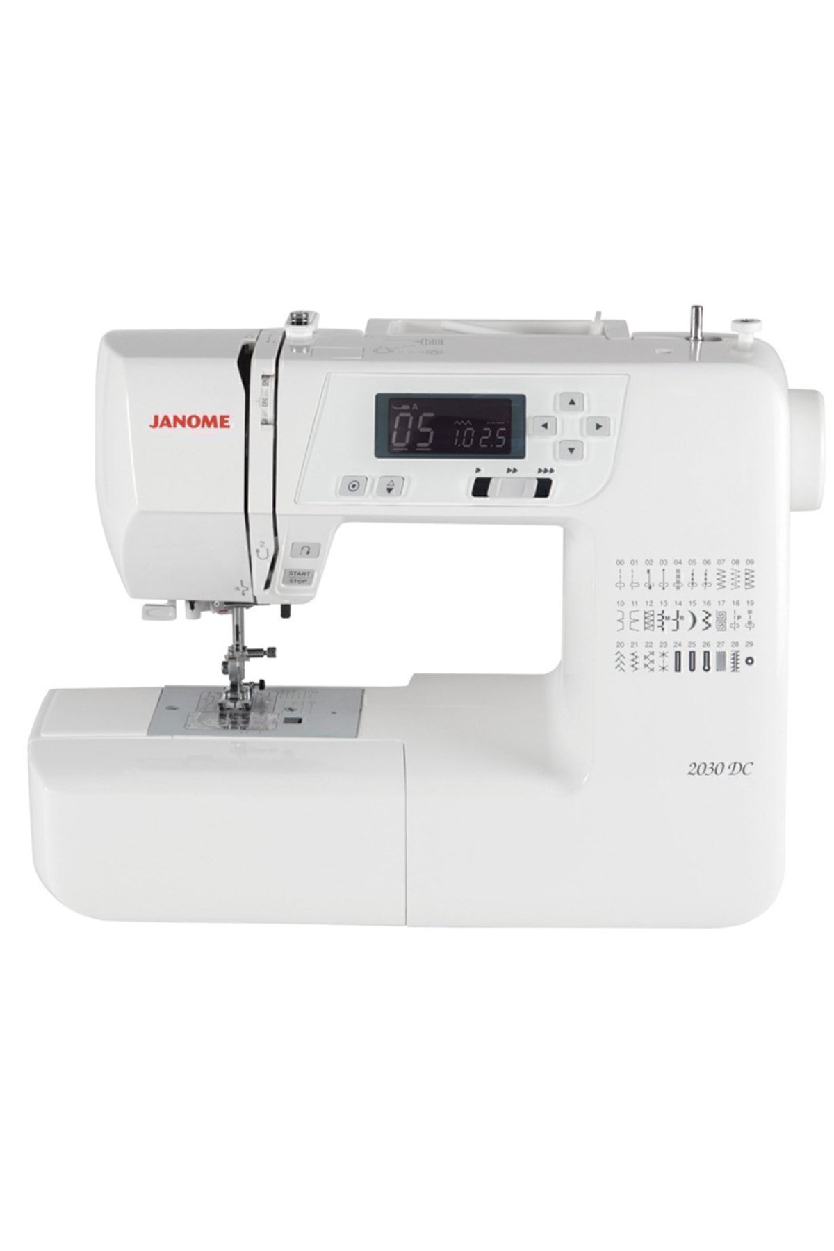 Beyaz 2030dc Elektronik Dikiş Piko Makinesi