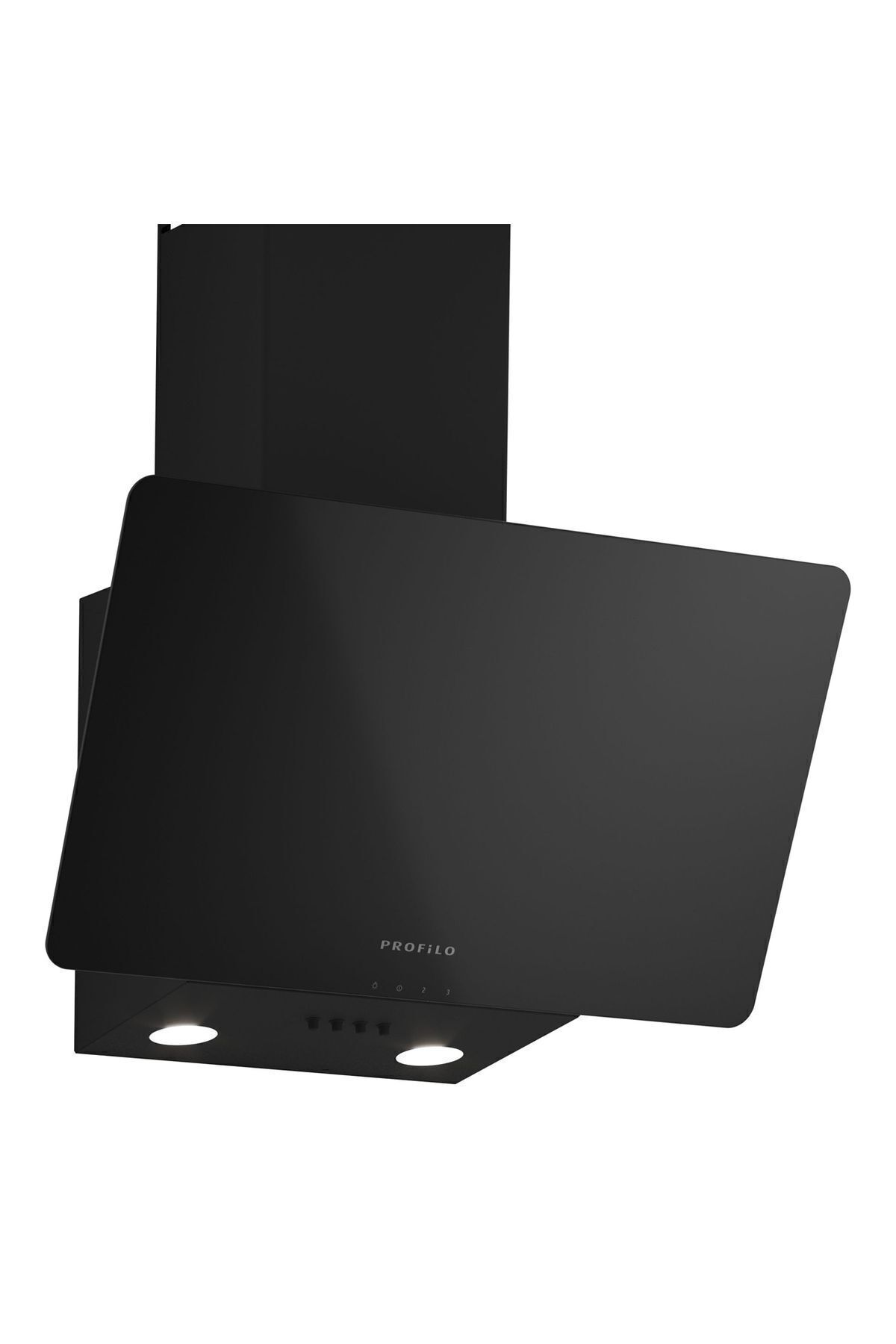 DVK6J360 Siyah Cam Duvar Tipi Davlumbaz Siyah