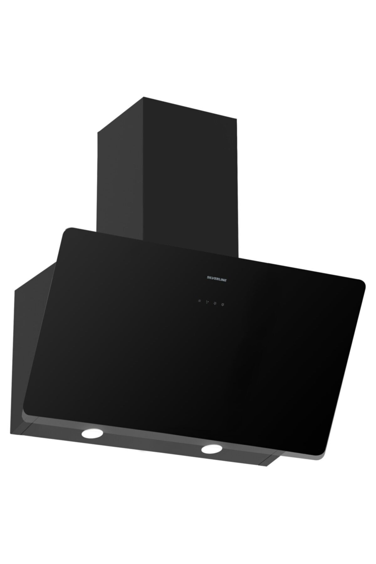 Sılverlıne Soho 3457 Siyah 80 Cm Ecotouch Davlumbaz