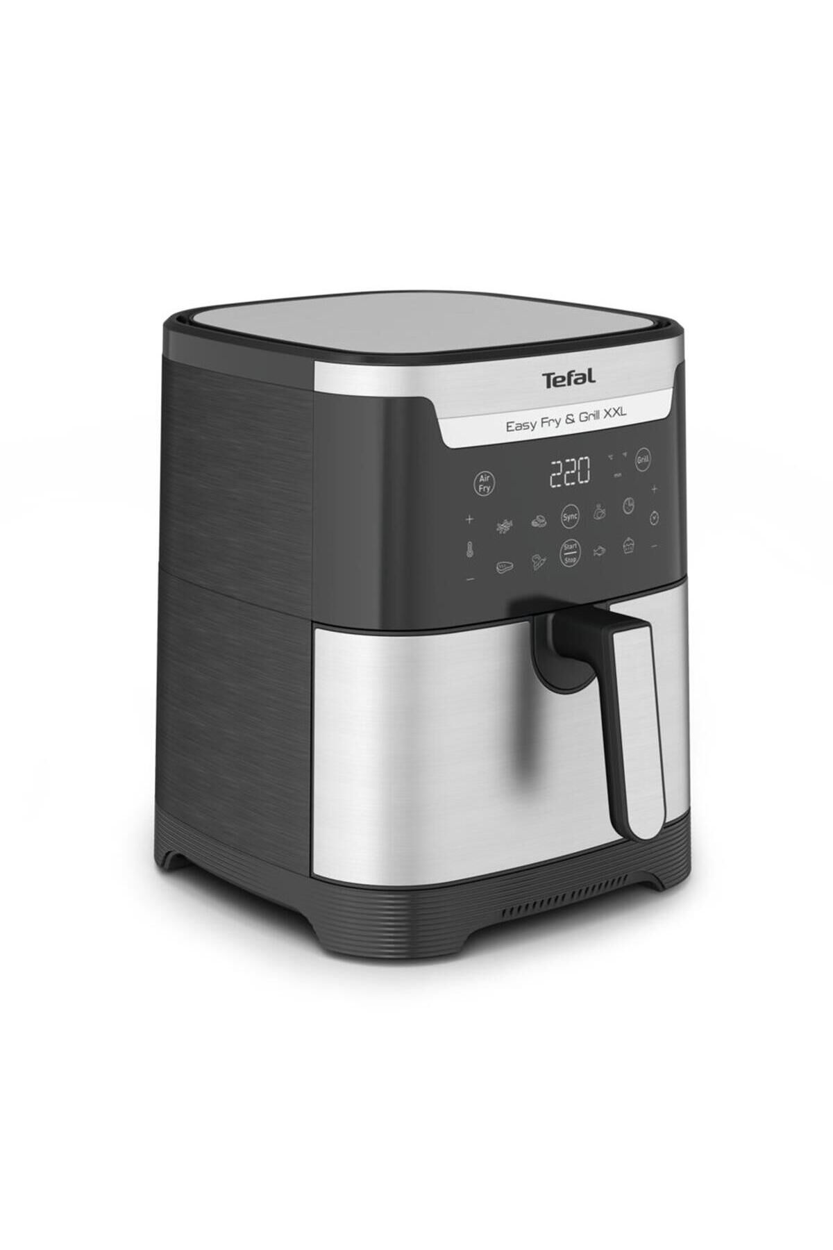 Easy Fry & Grill XXL  8 Programlı Az Yağlı Fritöz - 6,5 Litre Gri